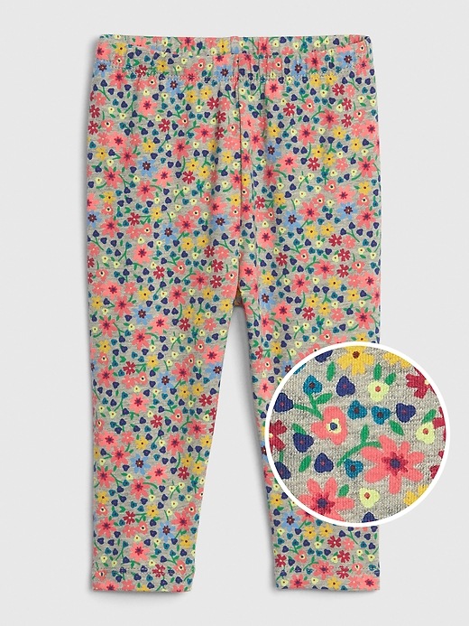 View large product image 1 of 1. Baby Print Leggings in Stretch Jersey