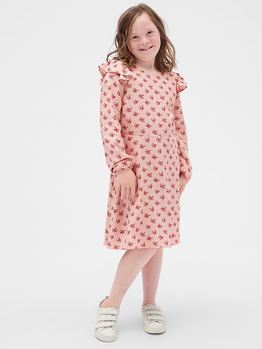 Image number 2 showing, Kids Print Ruffle Dress