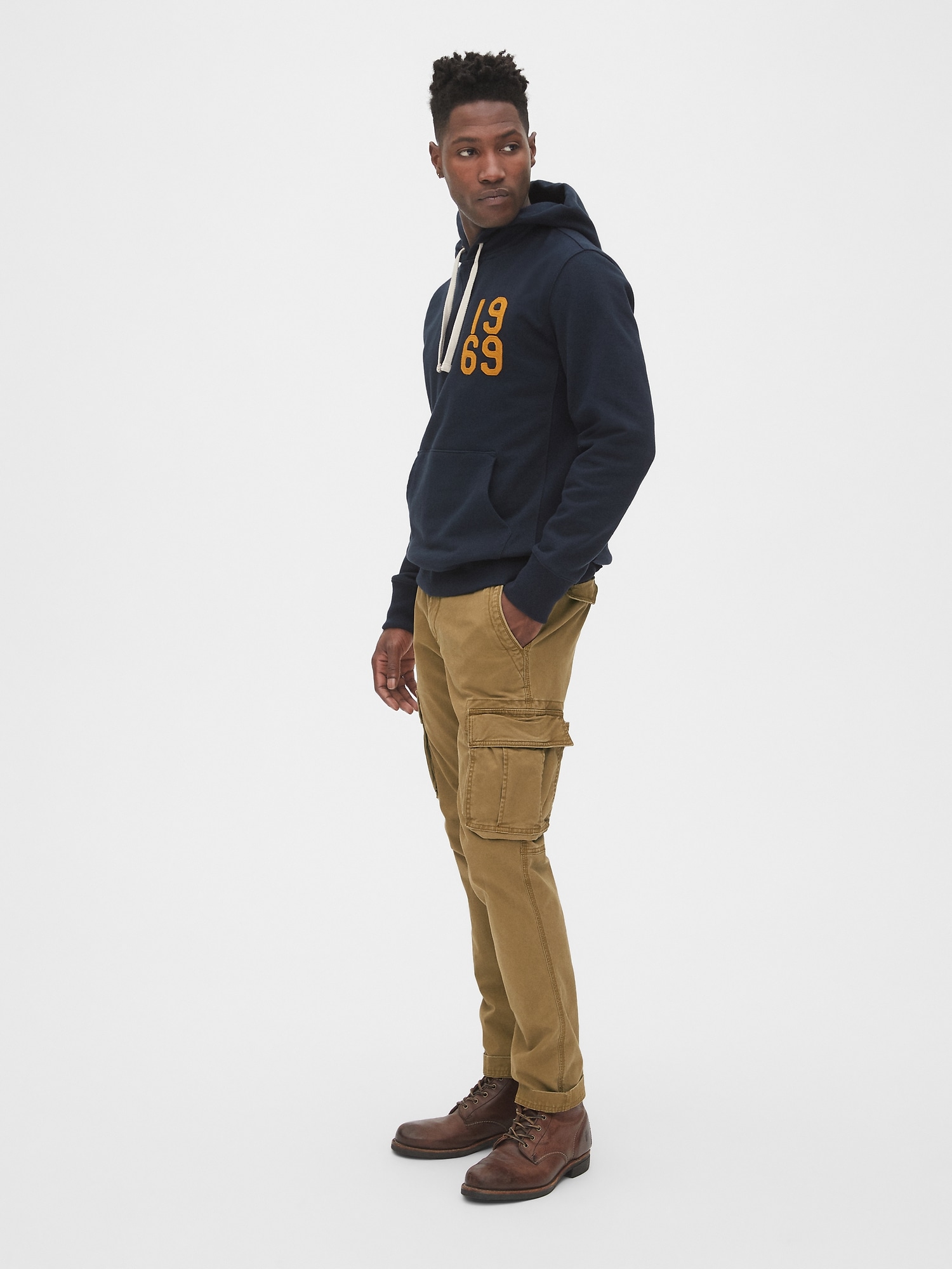 gap black cargo pants
