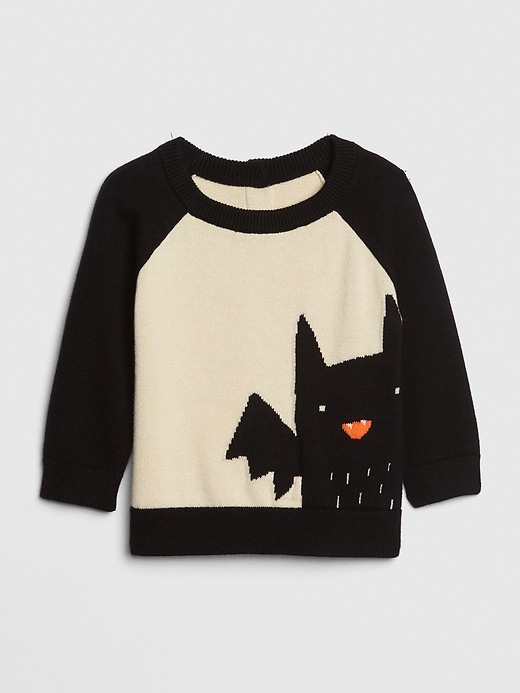 Image number 1 showing, Baby Bat Sweater