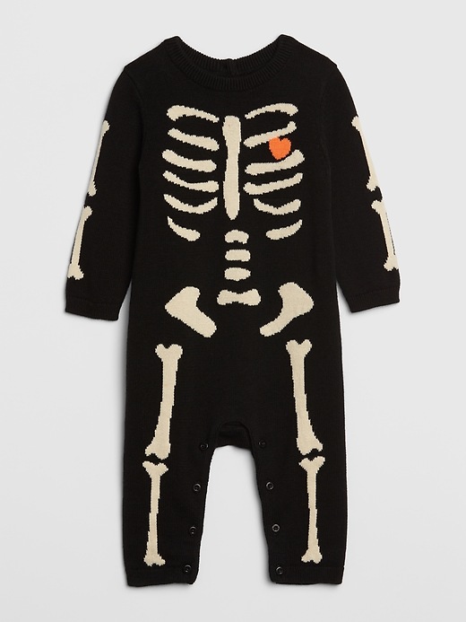 Image number 1 showing, Baby Skeleton One-Piece