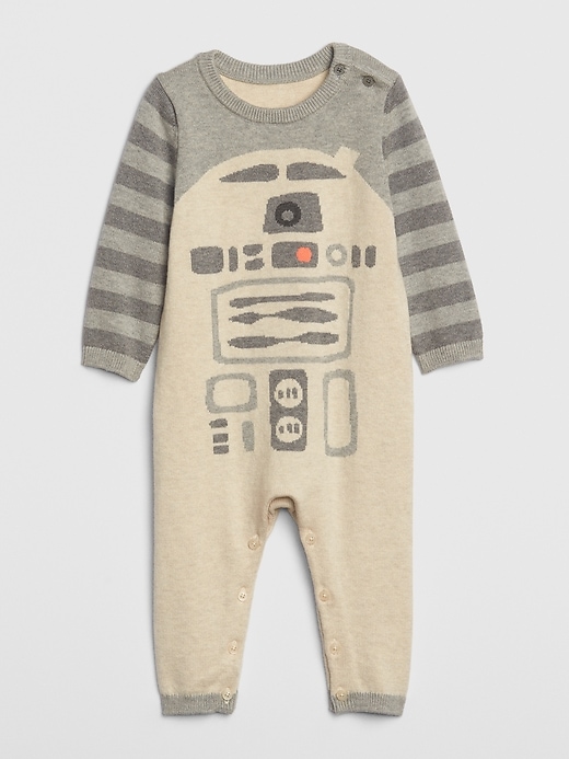 Image number 1 showing, babyGap &#124 Star Wars&#153 R2-D2 Sweater One-Piece
