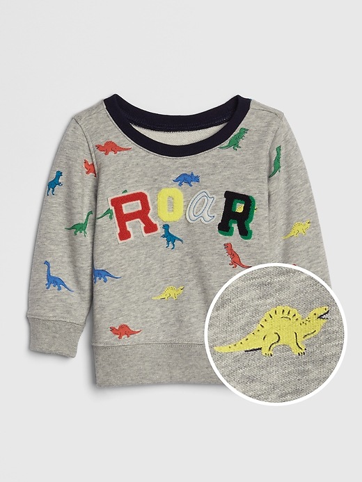 Image number 1 showing, Baby Dino Sweatshirt