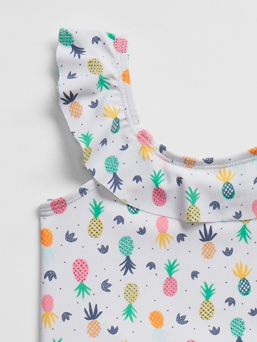 Image number 3 showing, Toddler Print Swim Two-Piece