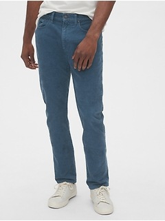slim fit cords with gapflex