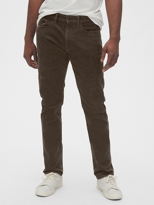 Image number 8 showing, Slim Fit Cords with GapFlex