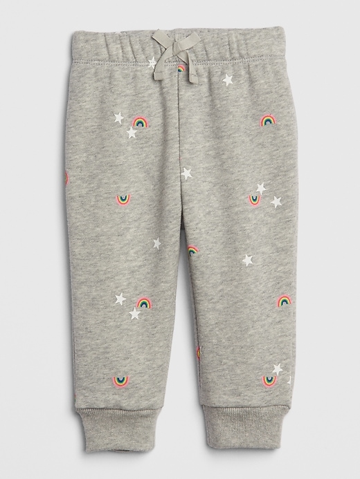 Image number 1 showing, Baby Rainbow Pull-On Pants