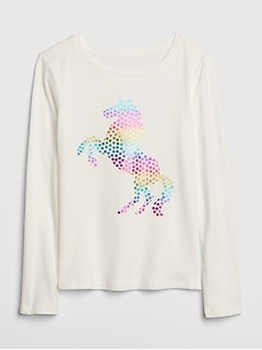 Kids Graphic Long Sleeve T Shirt Gap