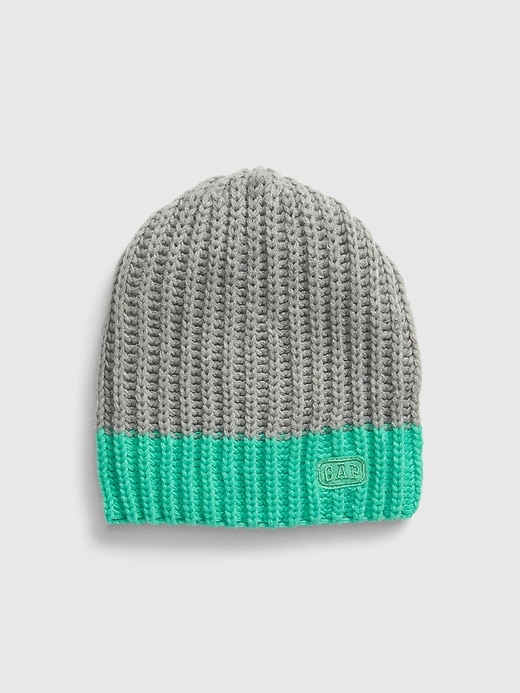 View large product image 1 of 1. Kids Ribbed Beanie
