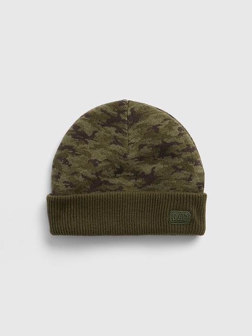 View large product image 1 of 1. Kids Camo Beanie