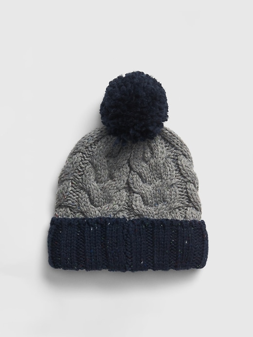 View large product image 1 of 1. Toddler Cable-Knit Beanie