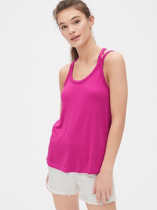 View large product image 1 of 1. Softspun Strappy Cami