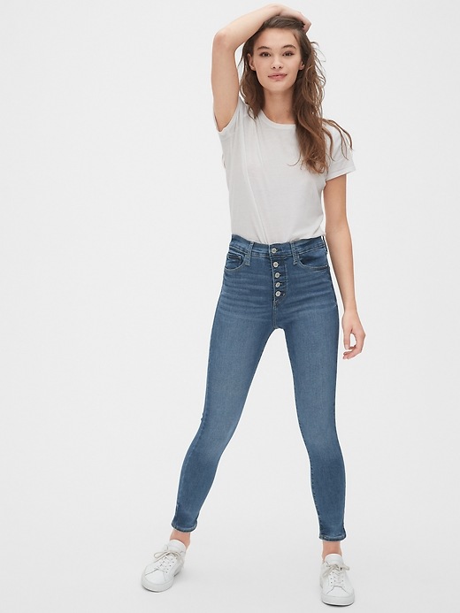 Image number 3 showing, High Rise Favorite Jeggings with Secret Smoothing Pockets