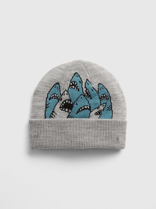View large product image 1 of 1. Kids Shark Beanie