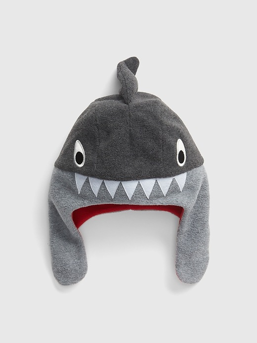 Image number 1 showing, Kids Shark Trapper Hat