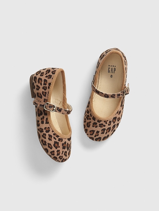 View large product image 1 of 1. Toddler Leopard Ballet Flats