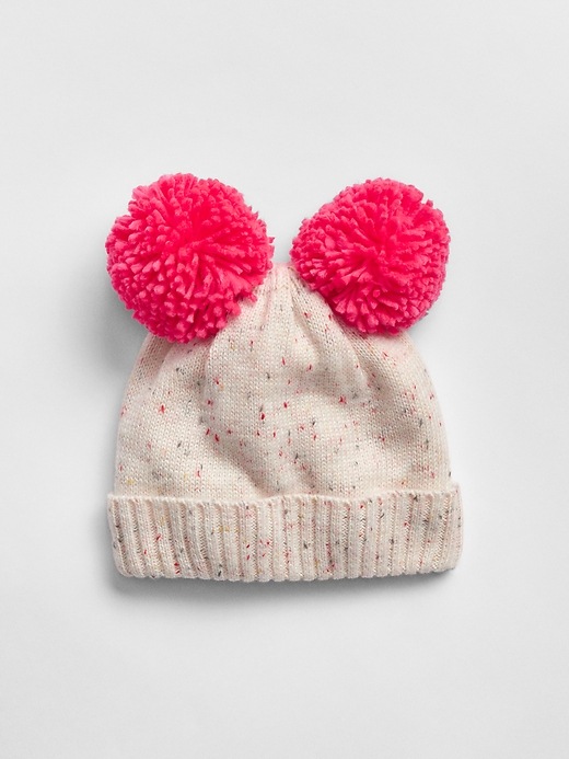 View large product image 1 of 1. Toddler Pom Beanie