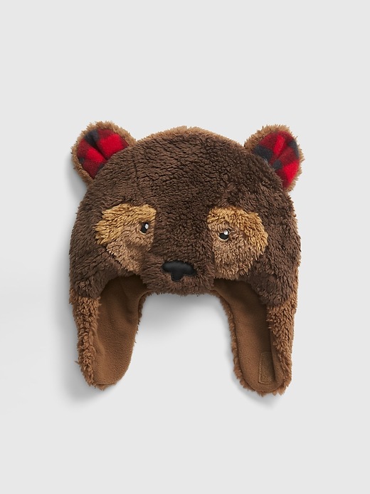 View large product image 1 of 1. Toddler Bear Trapper Hat