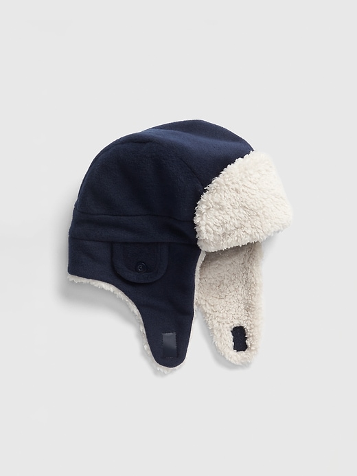 View large product image 1 of 1. Toddler Sherpa Trapper Hat
