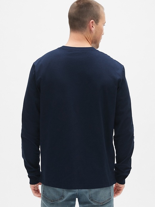 Image number 2 showing, Heavyweight Long Sleeve Crewneck T-Shirt