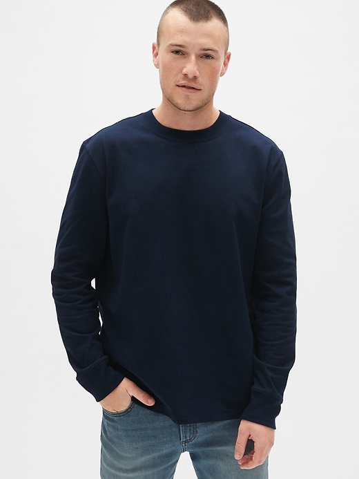 Image number 1 showing, Heavyweight Long Sleeve Crewneck T-Shirt
