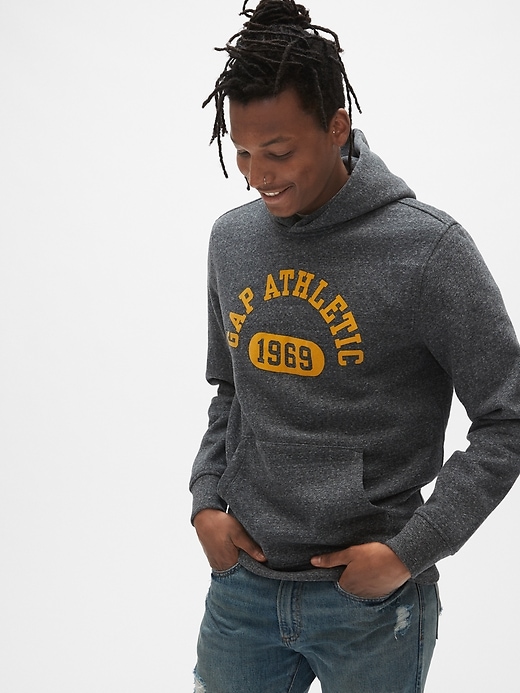 View large product image 1 of 1. Gap Athletic Logo Hoodie