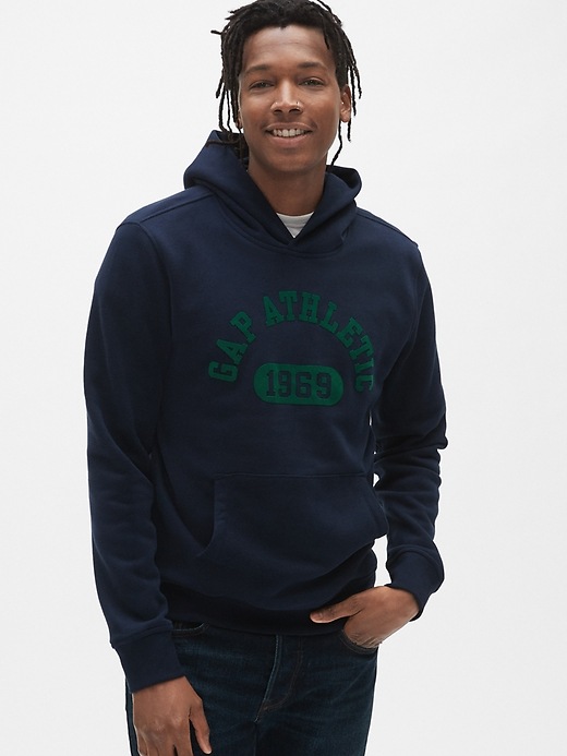 Image number 8 showing, Gap Athletic Logo Hoodie