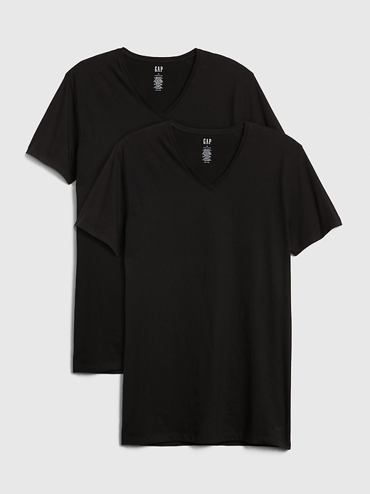View large product image 1 of 1. Classic V-Neck T-Shirt (2-Pack)