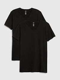 View large product image 1 of 1. Classic V-Neck T-Shirt (2-Pack)