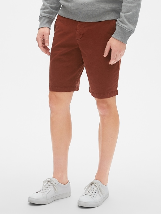 1 of 8 showing, with the color burnt rust of product 10" Vintage Shorts