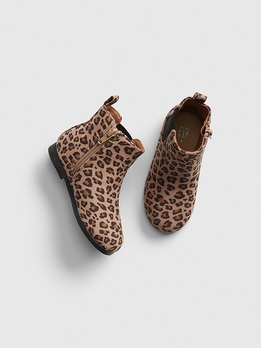Image number 2 showing, Toddler Leopard Booties