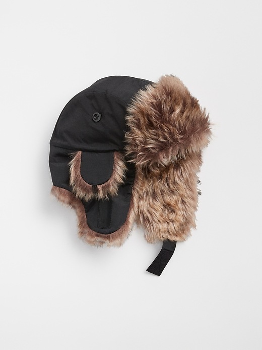 View large product image 1 of 1. Toddler Faux-Fur Trapper Hat