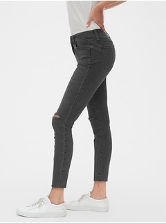 gap black skinny jeans