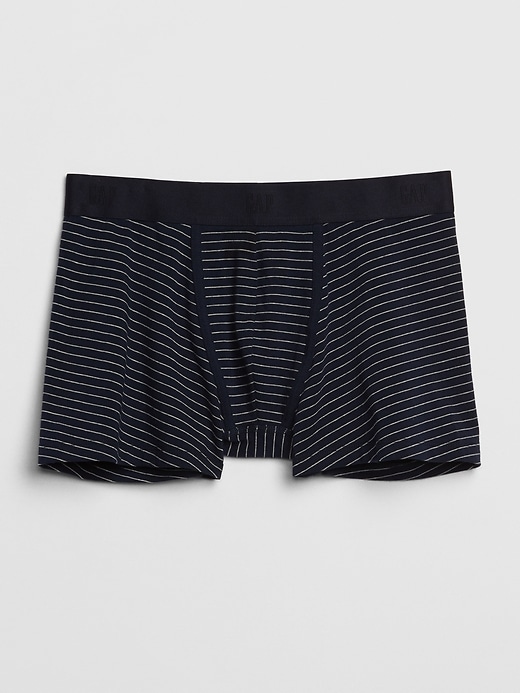 View large product image 1 of 1. 3" Stripe Boxer Brief Trunks