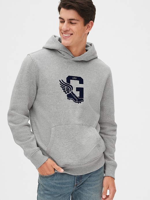 Gap Athletic Logo Pullover Hoodie Gap