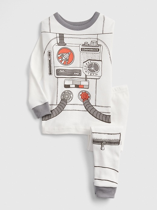 Image number 1 showing, babyGap Astronaut PJ Set