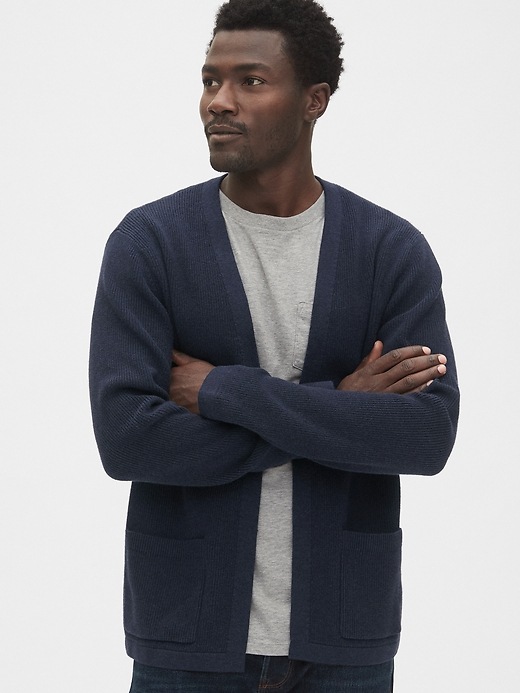 Image number 7 showing, Open-Front Cardigan Sweater