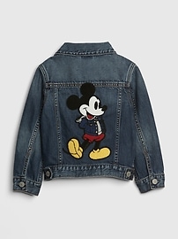 mickey mouse denim jacket gap