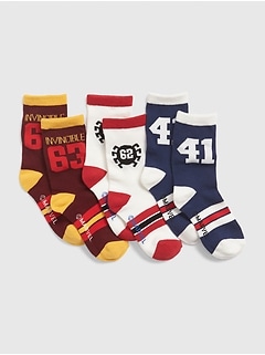 GapKids | Marvel Spider-Man Crew Socks (3-Pack)