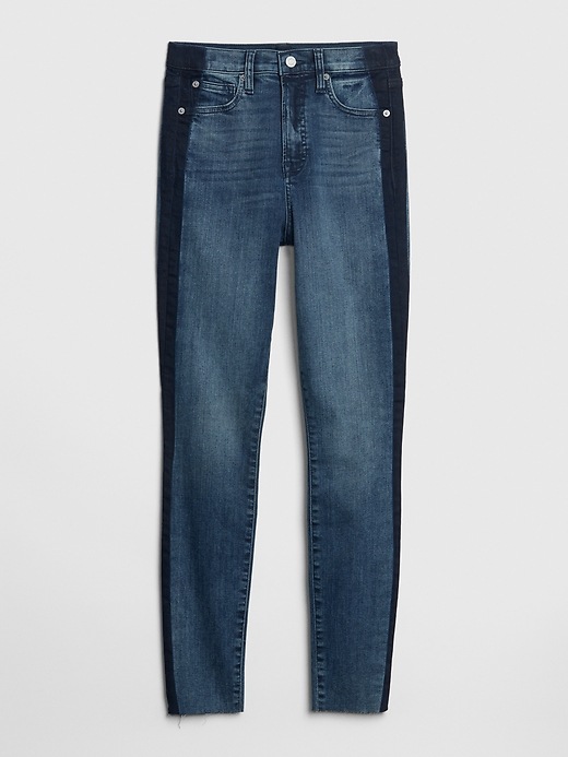 Image number 6 showing, Sky High Side-Stripe True Skinny Ankle Jeans with Secret Smoothing Pockets