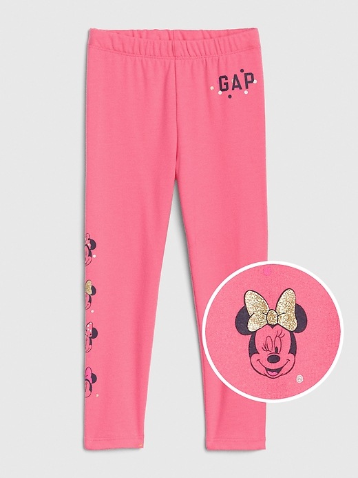 Image number 1 showing, babyGap &#124 Disney Minnie Mouse Gap Logo Leggings