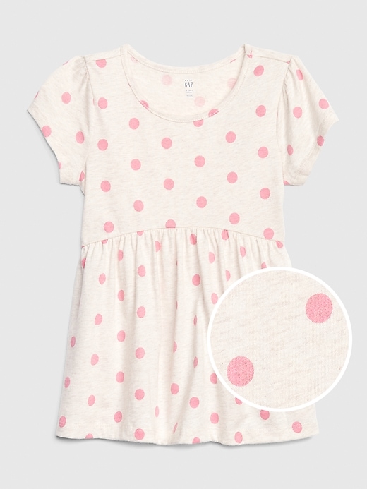 View large product image 1 of 1. Toddler Print Short Sleeve Tunic