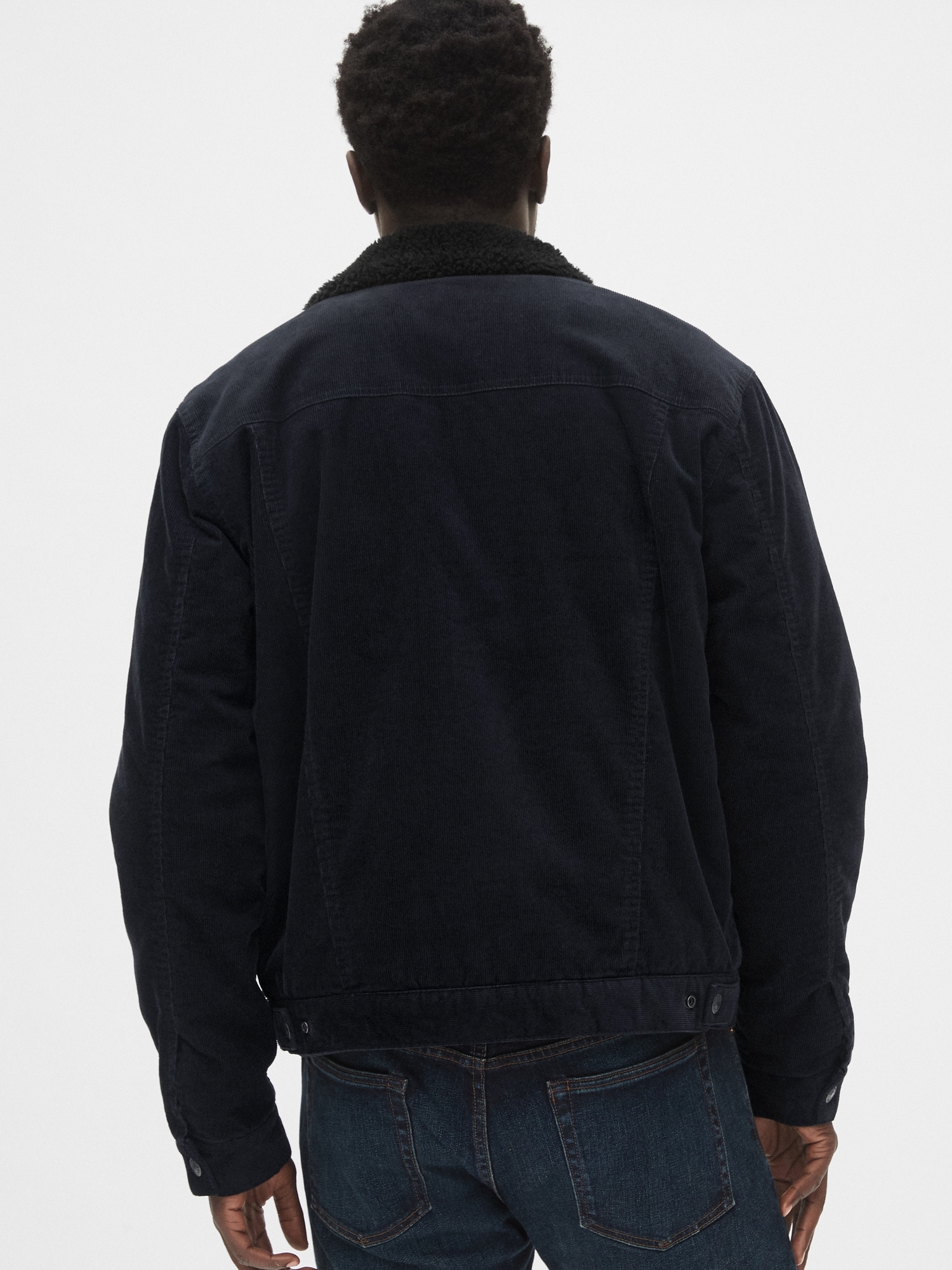 Sherpa lined jacket shop gap