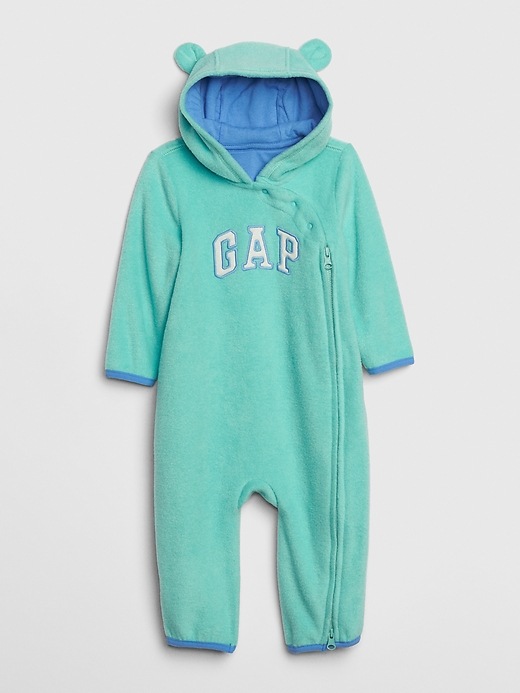 Image number 6 showing, Baby Gap Logo Hoodie One-Piece