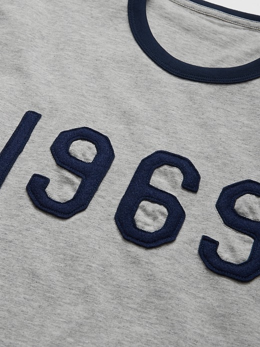 Image number 2 showing, Gap 50th Anniversary Logo Ringer T-Shirt