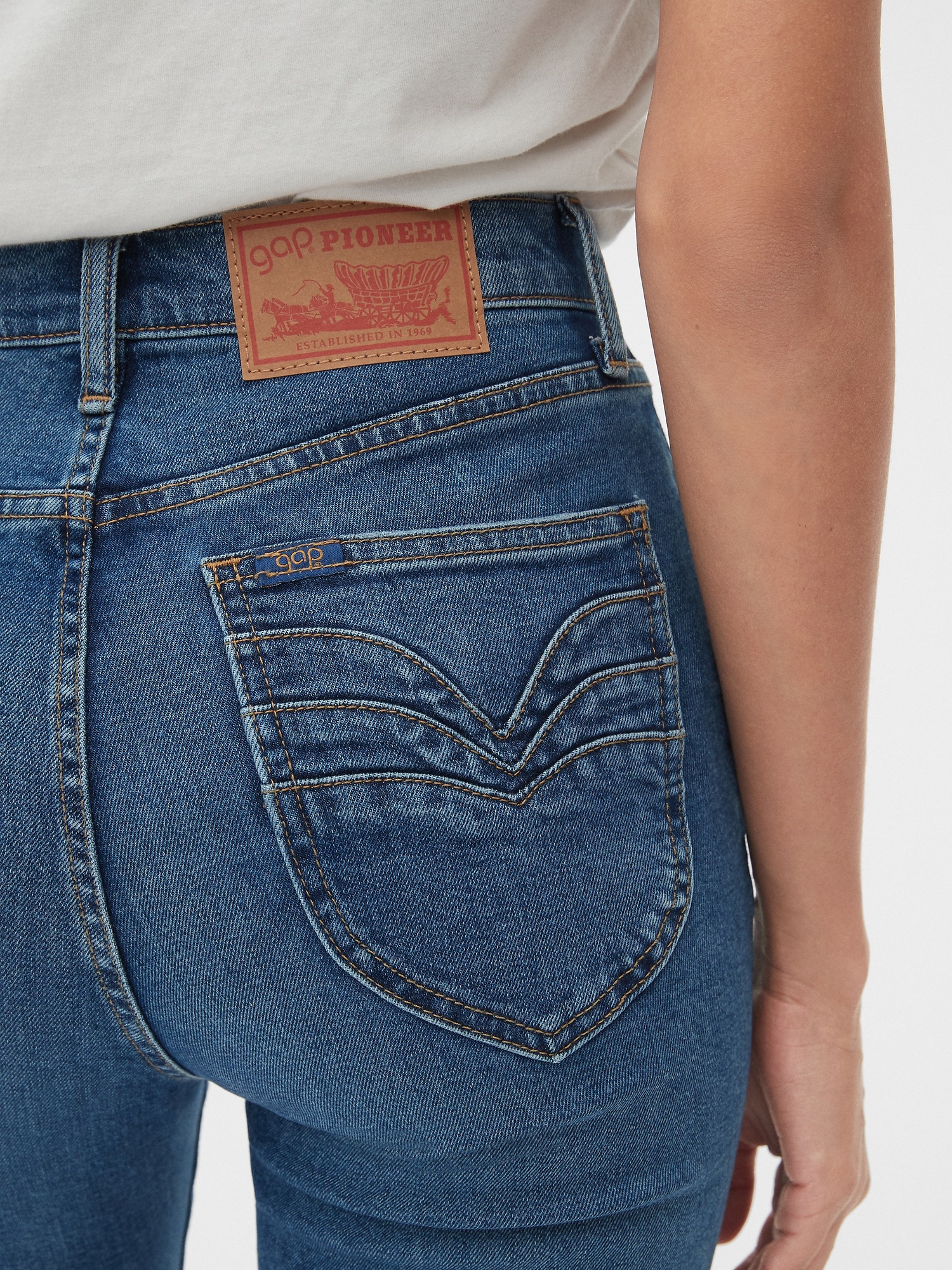 70s denim flares