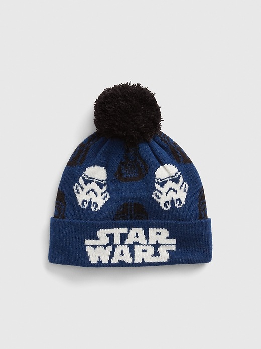 View large product image 1 of 1. GapKids &#124 Star Wars&#153 Pom Beanie