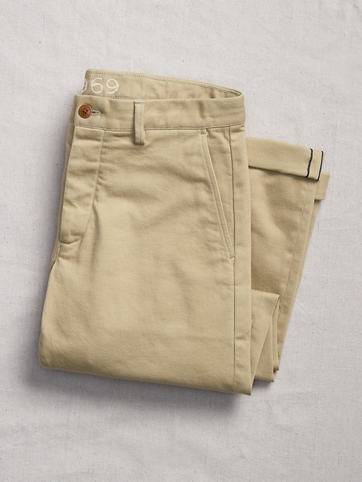 Image number 3 showing, Selvedge Khakis in Straight Fit with GapFlex