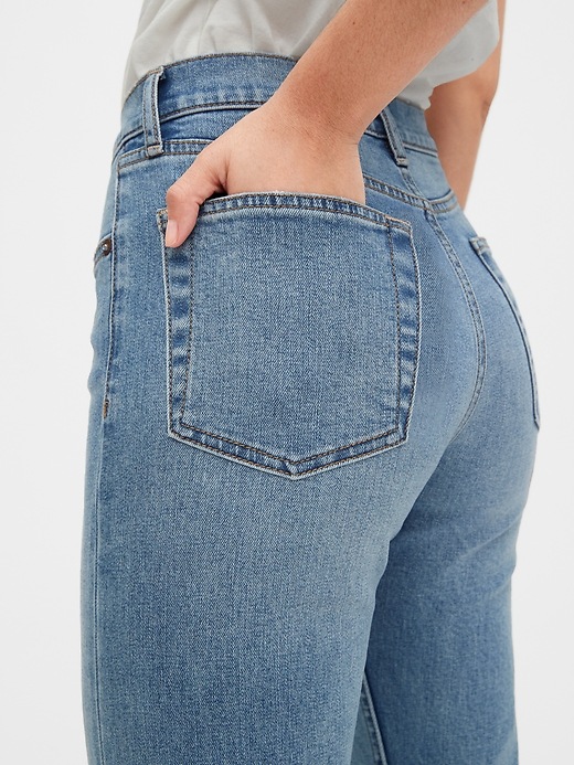 Image number 5 showing, High Rise Cheeky Straight Jeans with Secret Smoothing Pockets