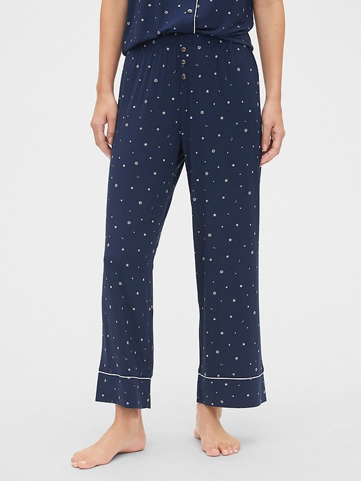 View large product image 1 of 1. Ankle Flare Pants in Modal